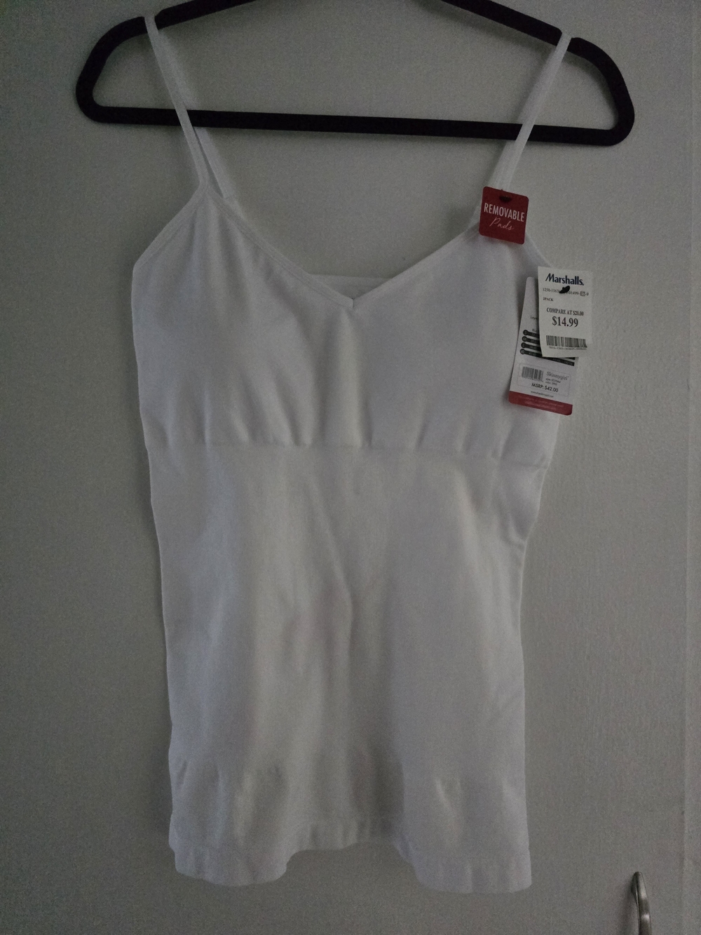 Skinnygirl White Seamless Shaping Cami